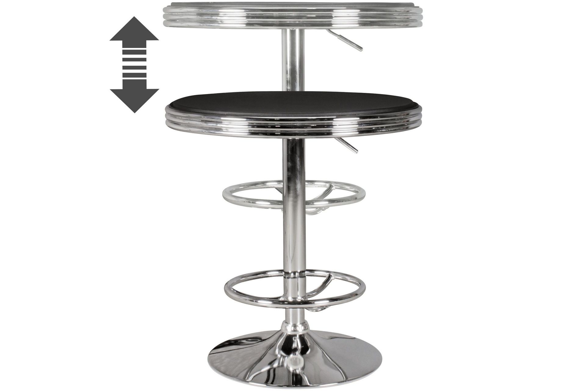 Sannes St&aring;bord - Svart