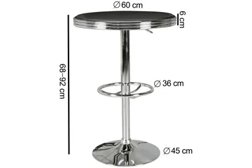 Sannes Ståbord - Svart - Möbler - Matplats - Barmöbler - Barbord
