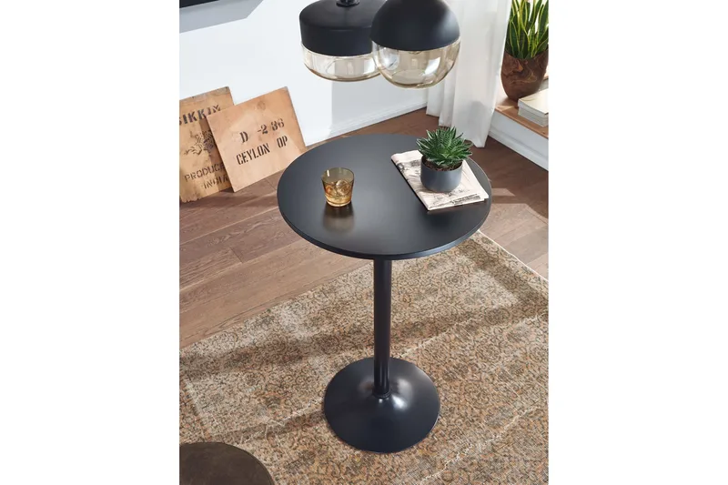 Willowdale Barbord 60 cm Runt - Svart - Möbler - Matplats - Barmöbler - Barbord