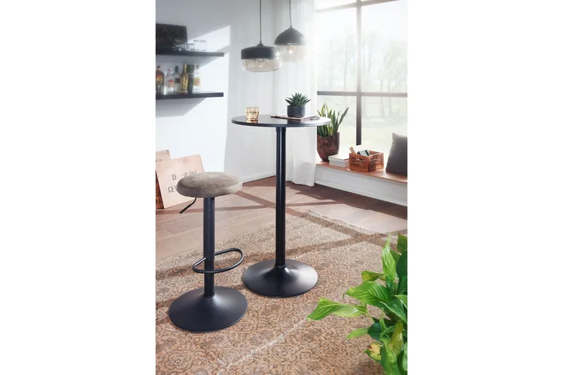 Willowdale Barbord 60 cm Runt - Svart - Möbler - Matplats - Barmöbler - Barbord