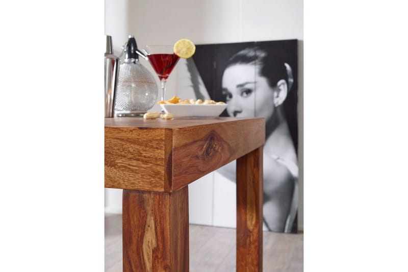 Barbord Wohnling Stabilt Massivt Trä Sheesham 80 x 80 x 110 cm - Möbler - Matplats - Barmöbler - Barbord