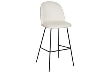 Barstol Arcola set om 2 Vit-Svart - Vit-Svart - Möbler - Matplats - Barmöbler - Barstolar