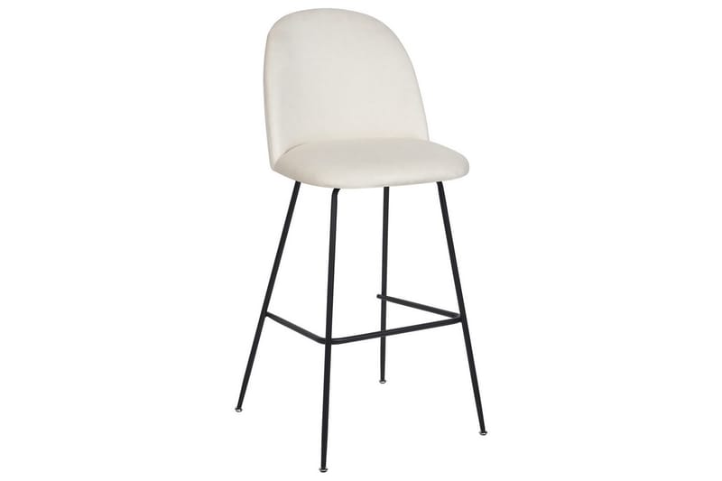 Barstol Arcola set om 2 Vit-Svart - Vit-Svart - Möbler - Matplats - Barmöbler - Barstolar