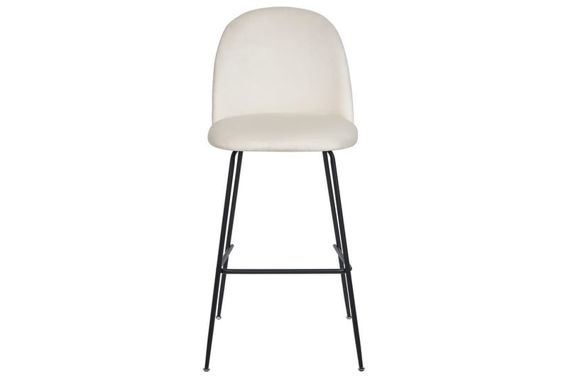 Barstol Arcola set om 2 Vit-Svart - Vit-Svart - Möbler - Matplats - Barmöbler - Barstolar