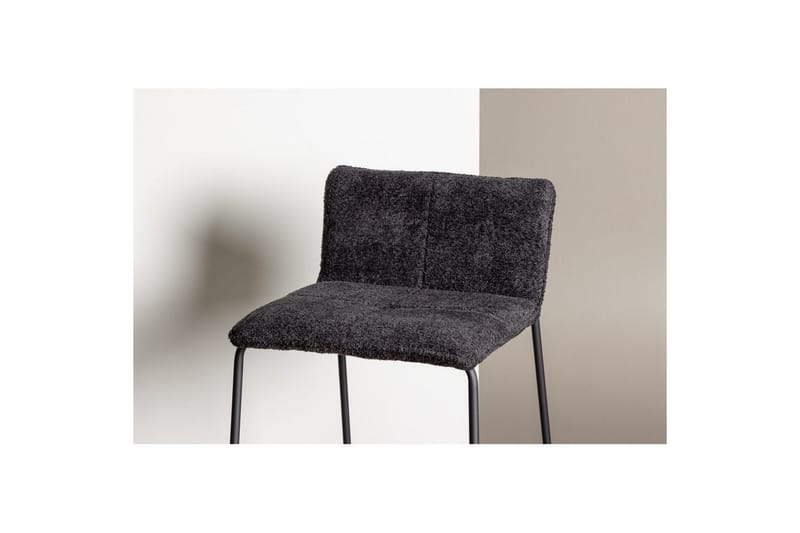 Barstol Bisbee Bouclé - Svart - Möbler - Matplats - Barmöbler - Barstolar