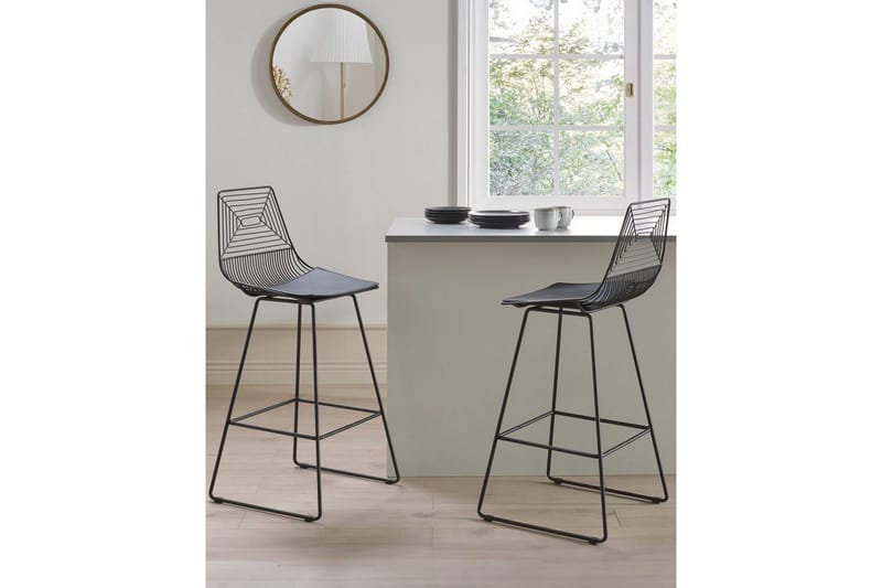 Barstol Bisbee set om 2 Svart - Svart - Möbler - Matplats - Barmöbler - Barstolar