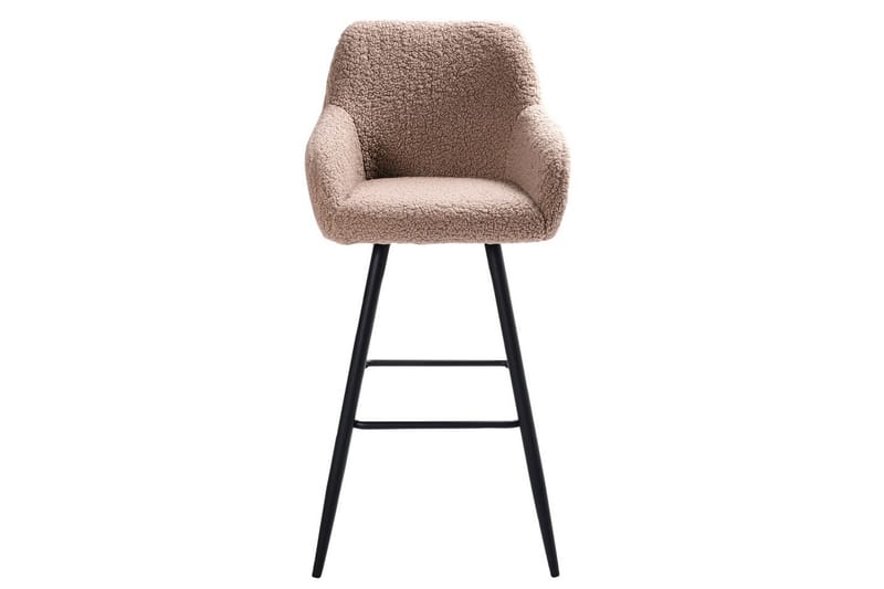 Barstol Casmalia set om 2 Beige/svart - Beige/svart - Möbler - Matplats - Barmöbler - Barstolar