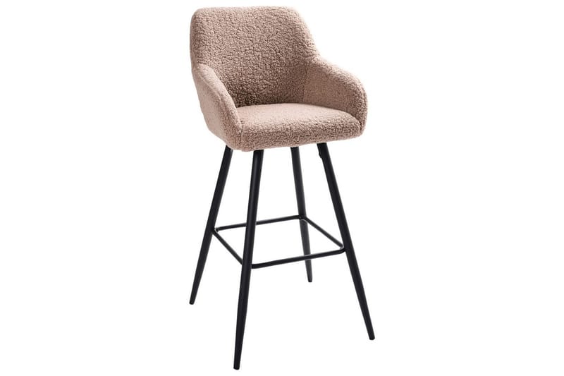 Barstol Casmalia set om 2 Beige/svart - Beige/svart - Möbler - Matplats - Barmöbler - Barstolar