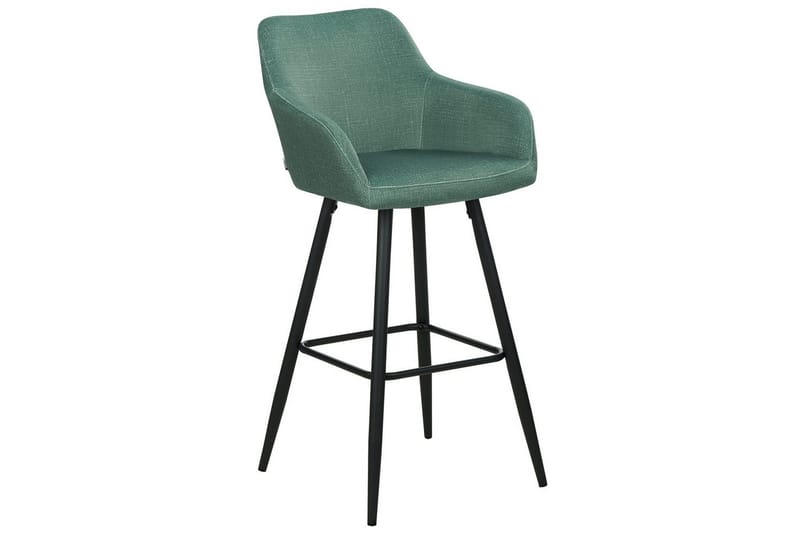 Barstol Casmalia set om 2 Grön-Svart - Grön-Svart - Möbler - Matplats - Barmöbler - Barstolar