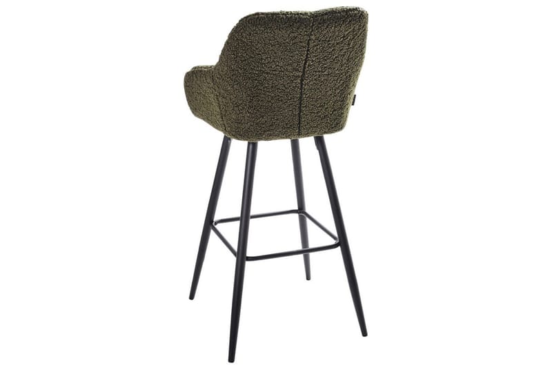 Barstol Casmalia set om 2 Grön/Svart - Grön/Svart - Möbler - Matplats - Barmöbler - Barstolar