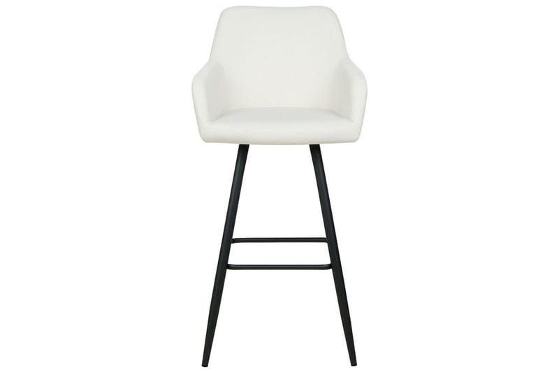 Barstol Casmalia set om 2 Vit-Svart - Vit-Svart - Möbler - Matplats - Barmöbler - Barstolar