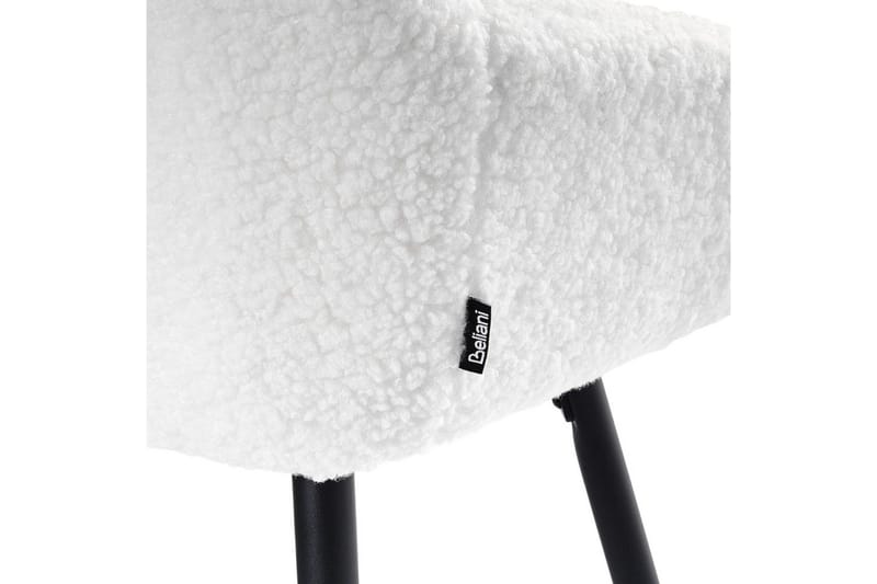 Barstol Casmalia set om 2 Vit/Svart - Vit/Svart - Möbler - Matplats - Barmöbler - Barstolar