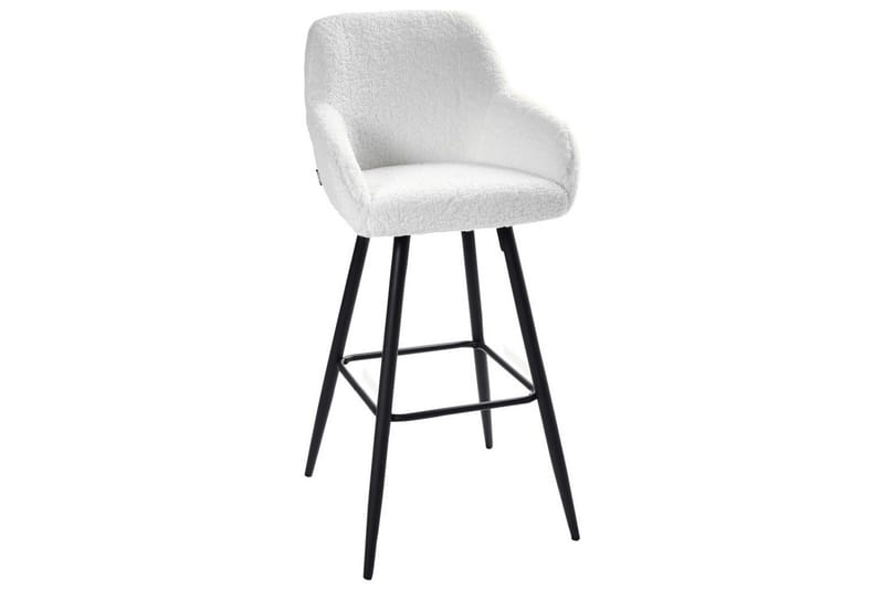 Barstol Casmalia set om 2 Vit/Svart - Vit/Svart - Möbler - Matplats - Barmöbler - Barstolar