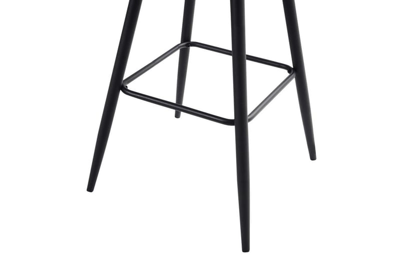 Barstol Casmalia set om 2 Vit/Svart - Vit/Svart - Möbler - Matplats - Barmöbler - Barstolar