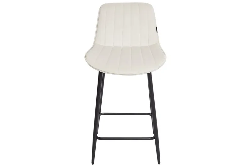 Barstol Dubrovnik set om 2 Beige-Svart - Beige-Svart - Möbler - Matplats - Barmöbler - Barstolar