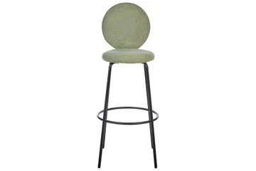 Barstol Emery set om 2 Ljusgrön-Svart - Ljusgrön-Svart - Möbler - Matplats - Barmöbler - Barstolar
