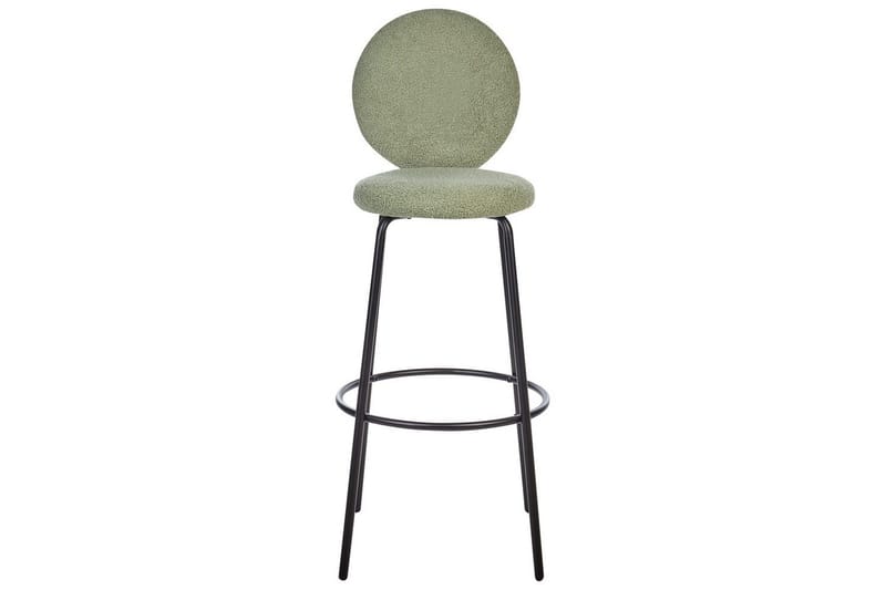 Barstol Emery set om 2 Ljusgrön-Svart - Ljusgrön-Svart - Möbler - Matplats - Barmöbler - Barstolar