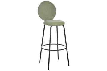 Barstol Emery set om 2 Ljusgrön-Svart - Ljusgrön-Svart - Möbler - Matplats - Barmöbler - Barstolar