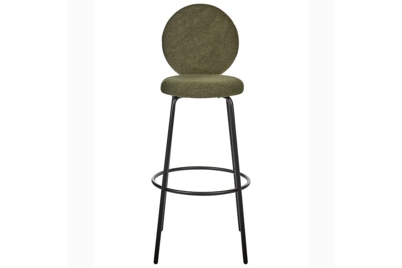 Barstol Emery set om 2 Mörkgrön-Svart - Mörkgrön-Svart - Möbler - Matplats - Barmöbler - Barstolar