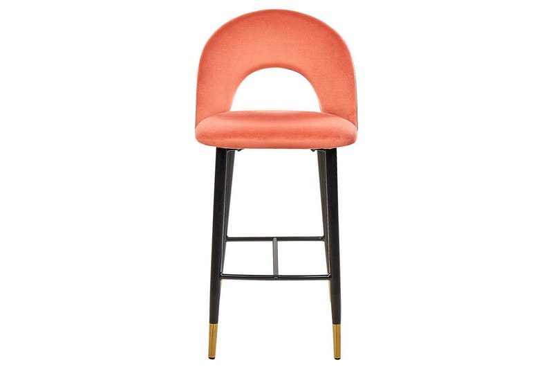 Barstol Falton set om 2 Röd-Svart-Guld - Röd-Svart-Guld - Möbler - Matplats - Barmöbler - Barstolar
