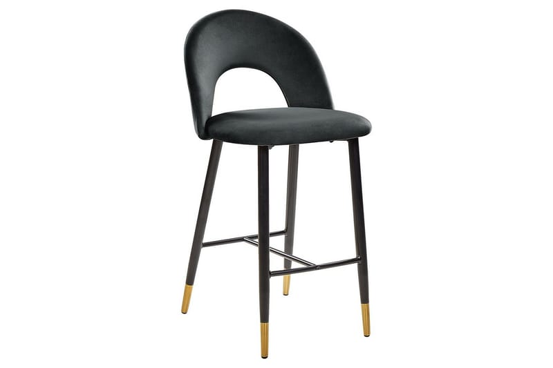 Barstol Falton set om 2 Svart-Guld - Svart-Guld - Möbler - Matplats - Barmöbler - Barstolar