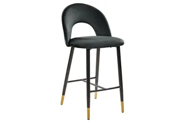 Barstol Falton set om 2 Svart-Guld - Svart-Guld - Möbler - Matplats - Barmöbler - Barstolar