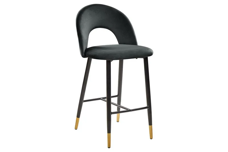 Barstol Falton set om 2 Svart-Guld - Svart-Guld - Möbler - Matplats - Barmöbler - Barstolar