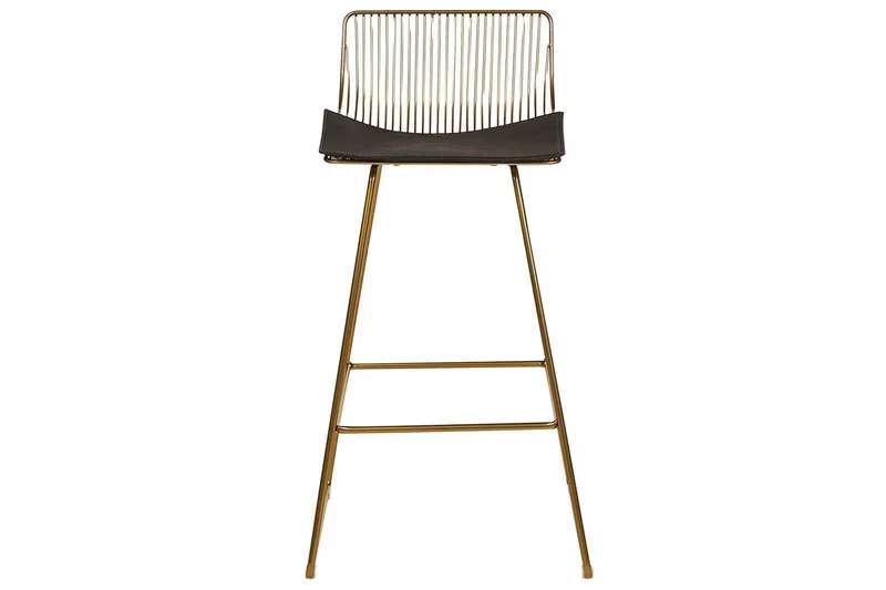 Barstol Fredonia set om 2 Guld-Svart - Guld-Svart - Möbler - Matplats - Barmöbler - Barstolar