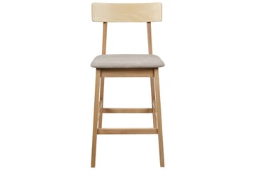 Barstol Isanti set om 2 Ljus Trä-Beige - Ljus Trä-Beige - Möbler - Matplats - Barmöbler - Barstolar