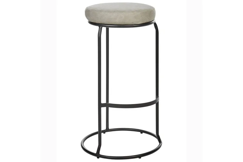 Barstol Milroy set om 2 Grå-Svart - Grå-Svart - Möbler - Matplats - Barmöbler - Barstolar