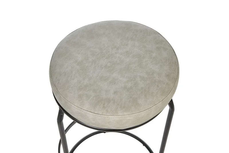 Barstol Milroy set om 2 Grå-Svart - Grå-Svart - Möbler - Matplats - Barmöbler - Barstolar