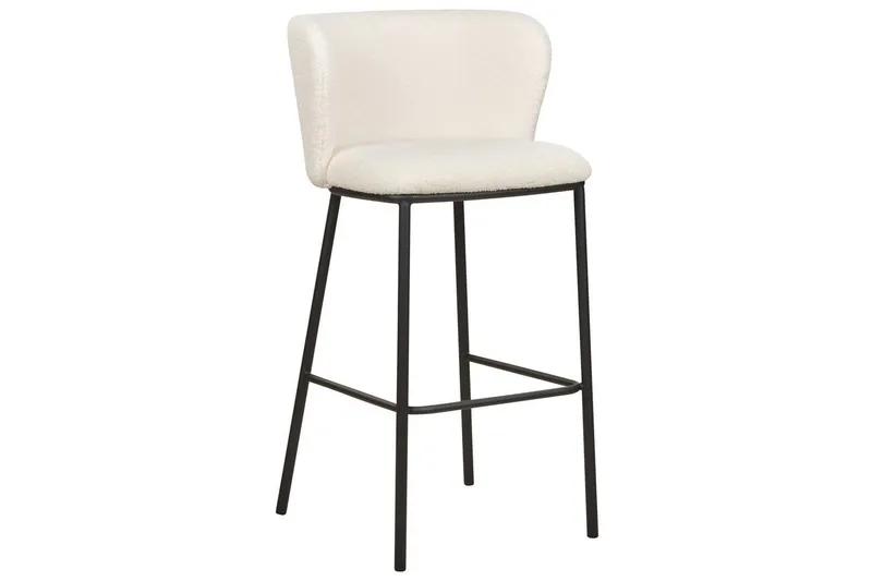 Barstol Mina set om 2 Bouclé - Möbler - Matplats - Barmöbler - Barstolar