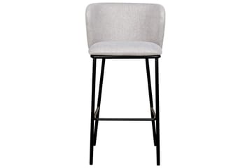 Barstol Mina set om 2 Grå-Svart - Grå-Svart - Möbler - Matplats - Barmöbler - Barstolar