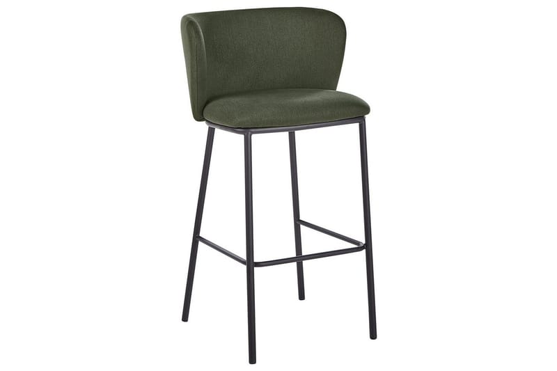 Barstol Mina set om 2 Grön-Svart - Grön-Svart - Möbler - Matplats - Barmöbler - Barstolar