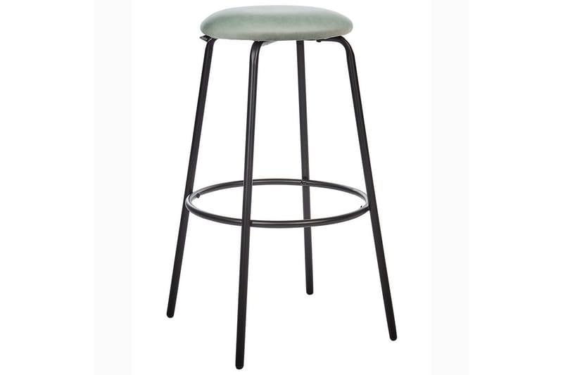 Barstol Morton set om 2 Grön-Svart - Grön-Svart - Möbler - Matplats - Barmöbler - Barstolar