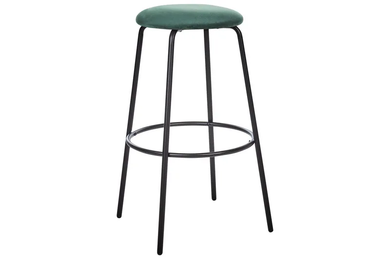 Barstol Morton set om 2 Smaragdgrön-Svart - Smaragdgrön-Svart - Möbler - Matplats - Barmöbler - Barstolar