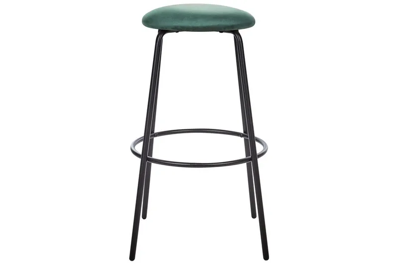 Barstol Morton set om 2 Smaragdgrön-Svart - Smaragdgrön-Svart - Möbler - Matplats - Barmöbler - Barstolar