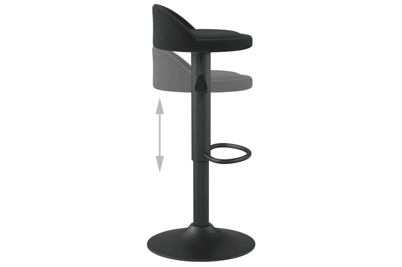 Barstol svart sammet - Svart - Möbler - Matplats - Barmöbler - Barstolar