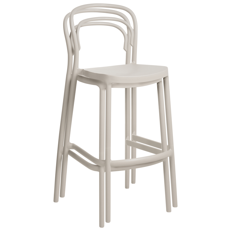 Barstol utomhus Porano - Beige - Möbler - Matplats - Barmöbler - Barstolar