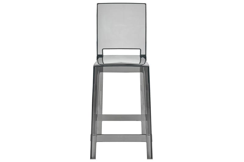 Barstol Wellington set om 2 Transparent-Svart - Transparent-Svart - Möbler - Matplats - Barmöbler - Barstolar