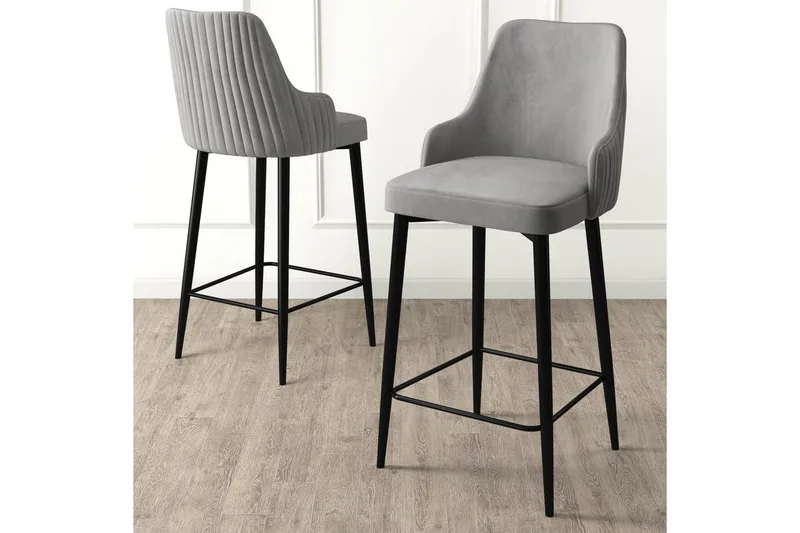 Barstol Ydra Grå / Svart - Grå / Svart - Möbler - Matplats - Barmöbler - Barstolar