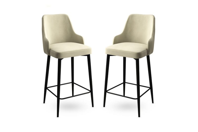 Barstol Ydra Grädde / Svart, Grädde / Svart