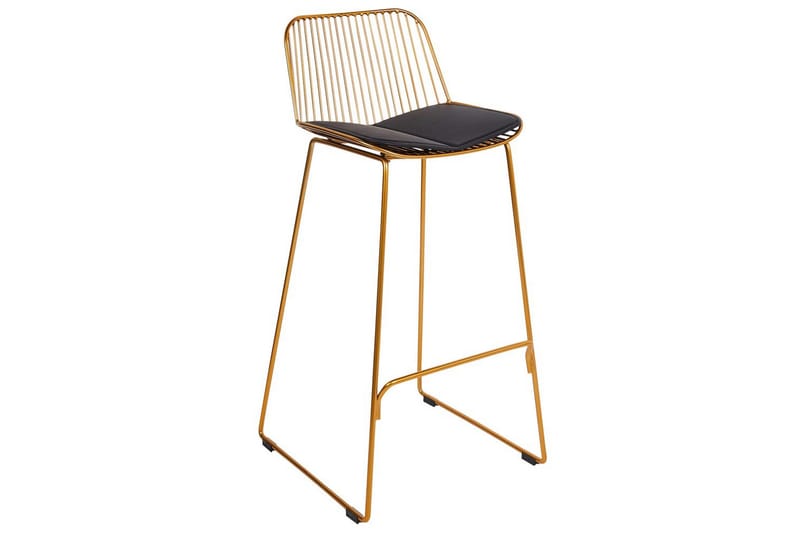 Barstol Pensacola set om 2 Guld-Svart - Guld-Svart - Möbler - Matplats - Barmöbler - Barstolar