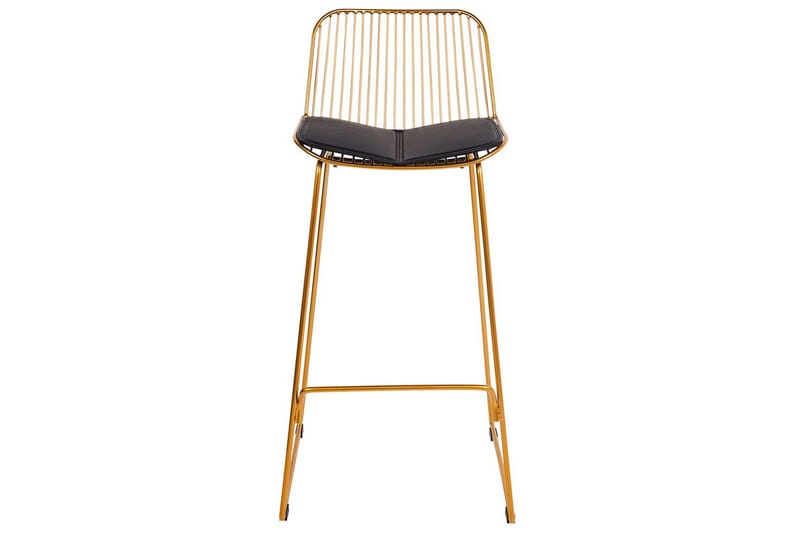 Barstol Pensacola set om 2 Guld-Svart - Guld-Svart - Möbler - Matplats - Barmöbler - Barstolar