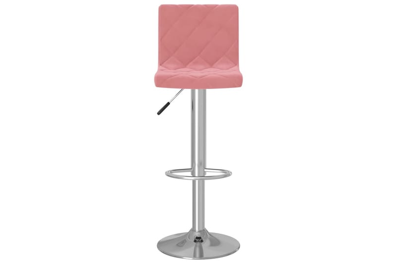 Barstolar 2 st rosa sammet - Rosa - Möbler - Matplats - Barmöbler - Barstolar