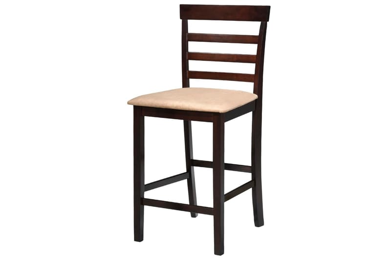 Barbord i trä med 4 barstolar brun - Brun - Möbler - Matplats - Barmöbler - Barstolar