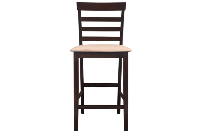 Barbord i trä med 4 barstolar brun - Brun - Möbler - Matplats - Barmöbler - Barstolar