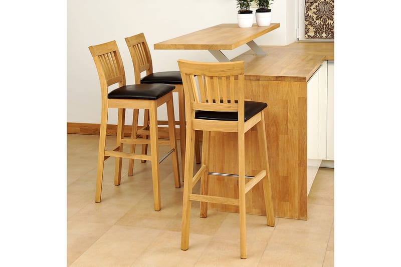 Barstol Laura 40xd40xh72 / 99 cm Mörkbrunt - Möbler - Matplats - Barmöbler - Barstolar