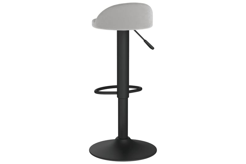 Barstol ljusgrå sammet - Grå - Möbler - Matplats - Barmöbler - Barstolar