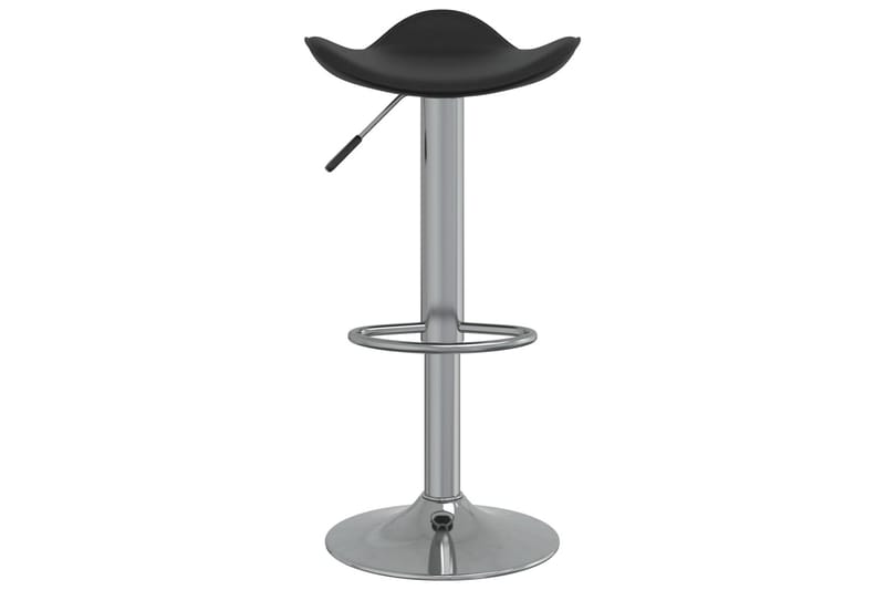 Barstol svart kromad stål och konstläder - Svart - Möbler - Matplats - Barmöbler - Barstolar